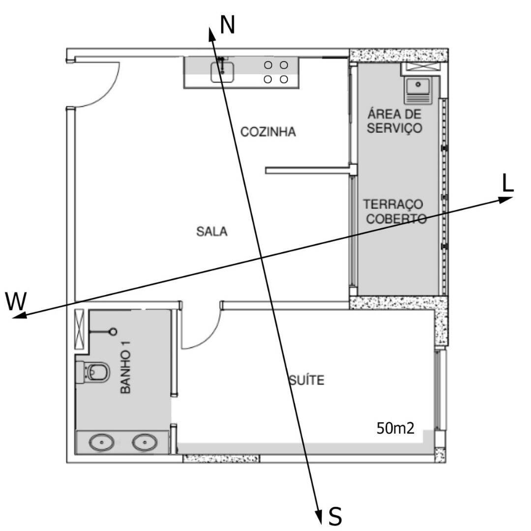 Apartamento, 1 quarto, 50 m² - Foto 21